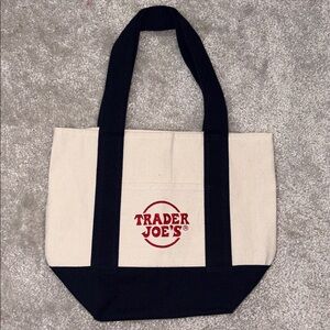 Trader Joe's mini Canvas Tote Bag